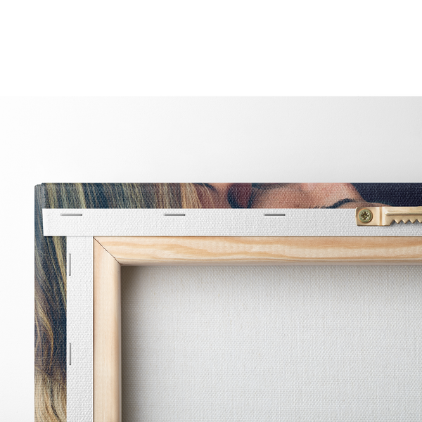 Stampa su tela canvas con telaio fatto a mano