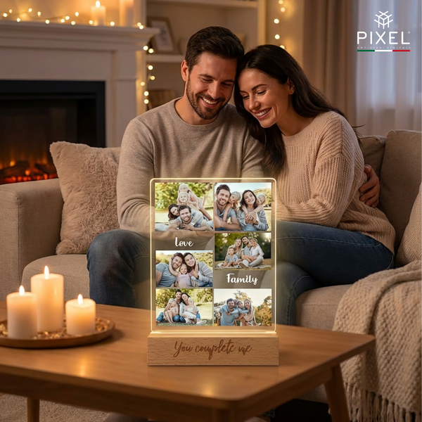 Lampada Personalizzata con 6 Foto
