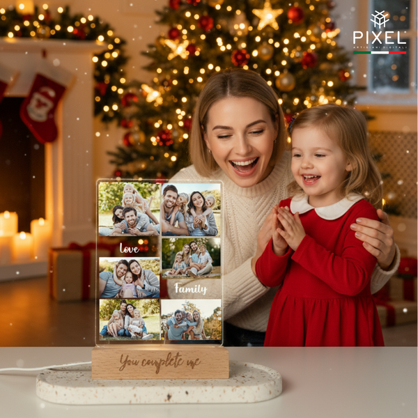Lampada Personalizzata con 6 Foto