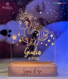 Plexiglas de remplacement Lampe de nuit gravée personnalisée avec nom