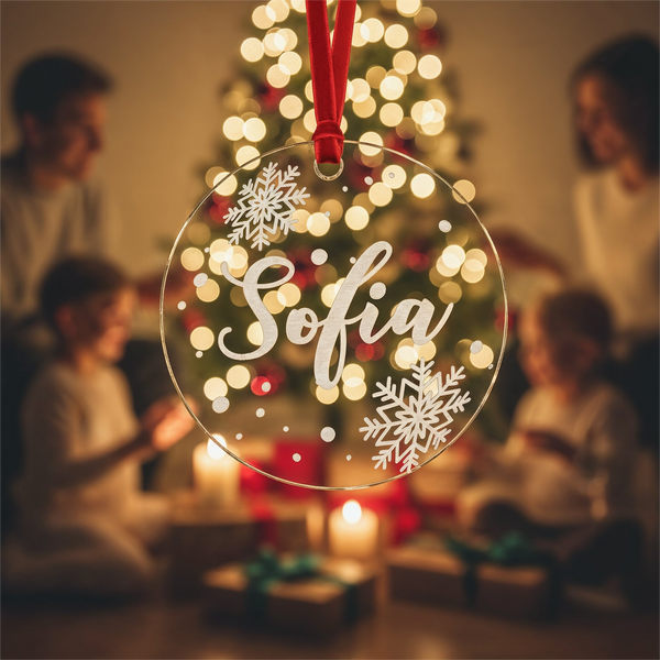 Bolas de Navidad Personalizadas en Plexiglás