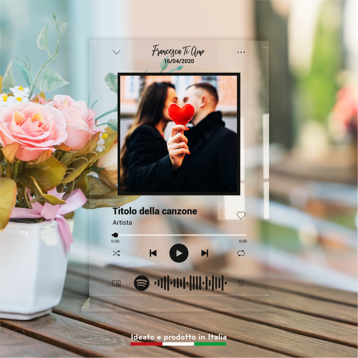 Targa personalizzata Spotify