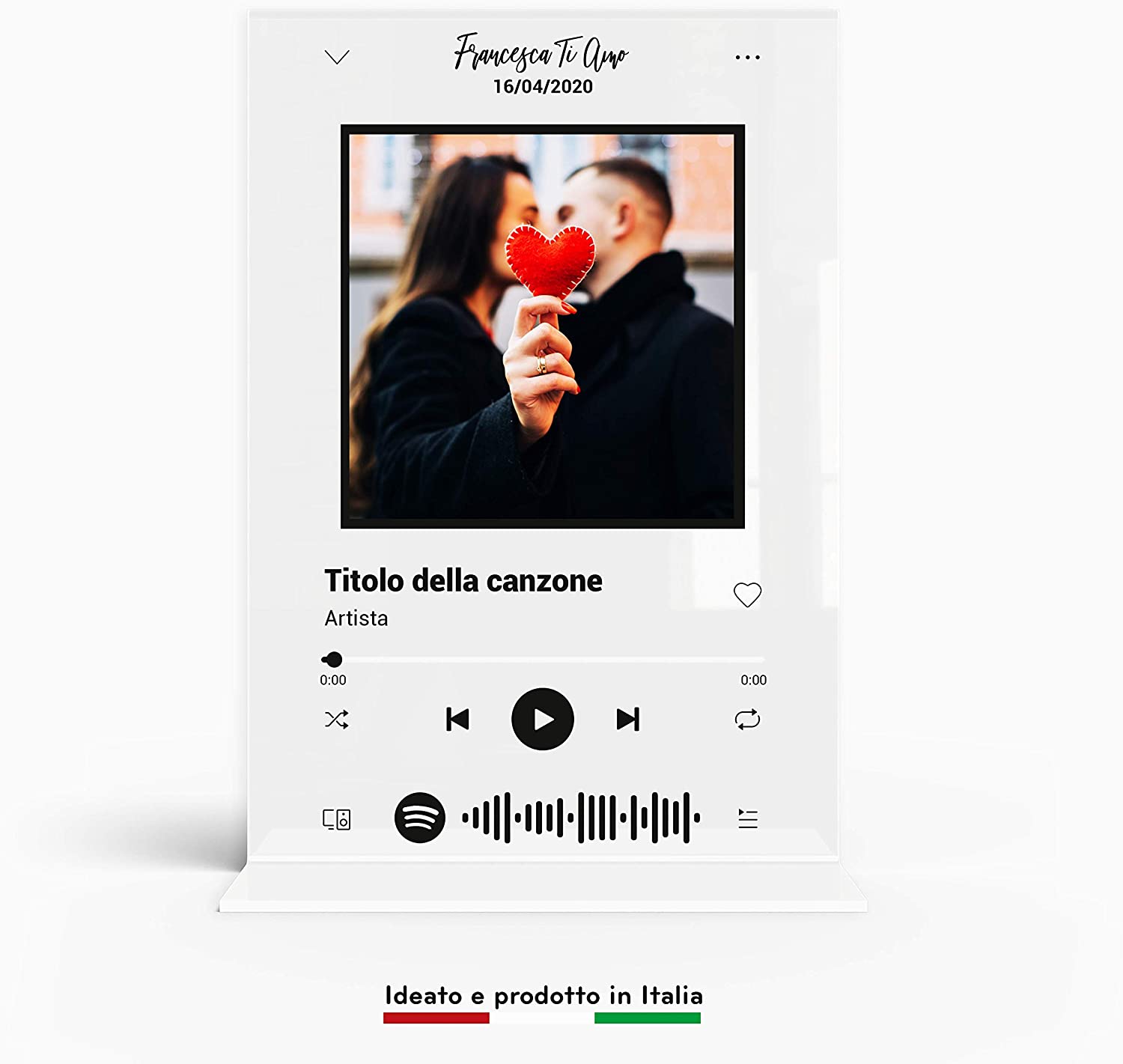 Targa personalizzata Spotify